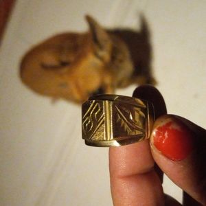 18k gold ring
